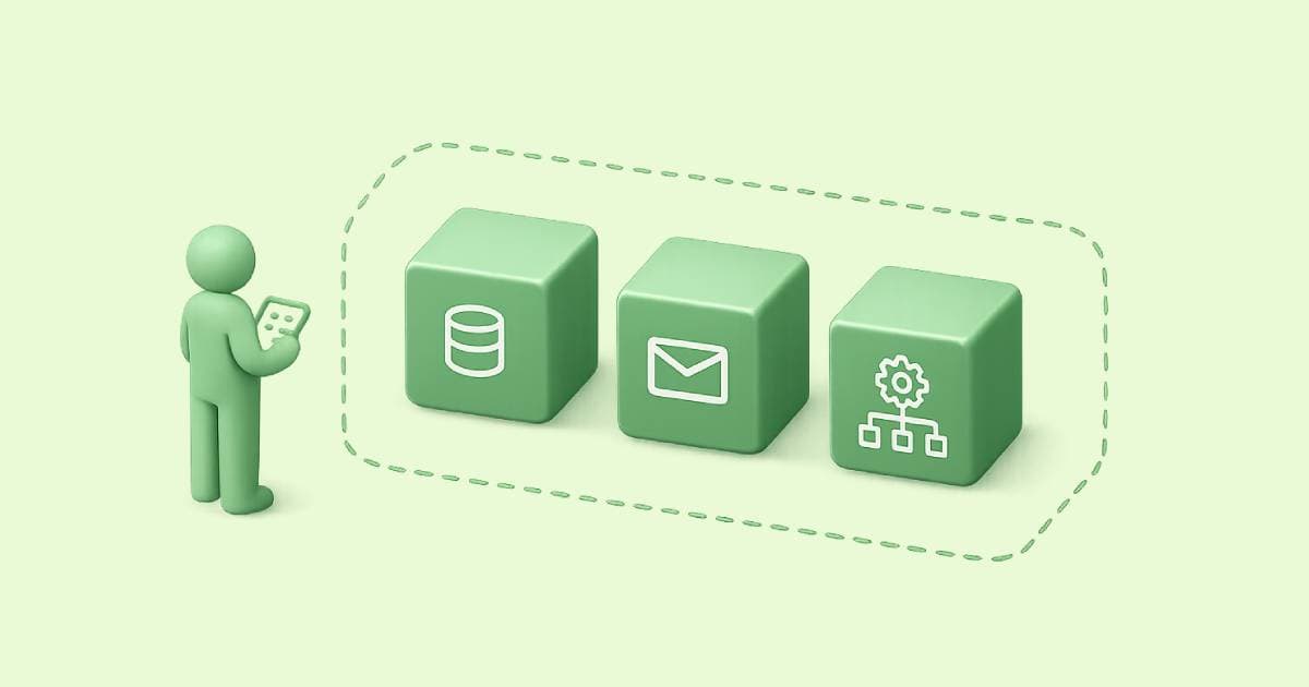 Abstract illustration representing AI autonomy boundaries and human oversight in agentic workflows