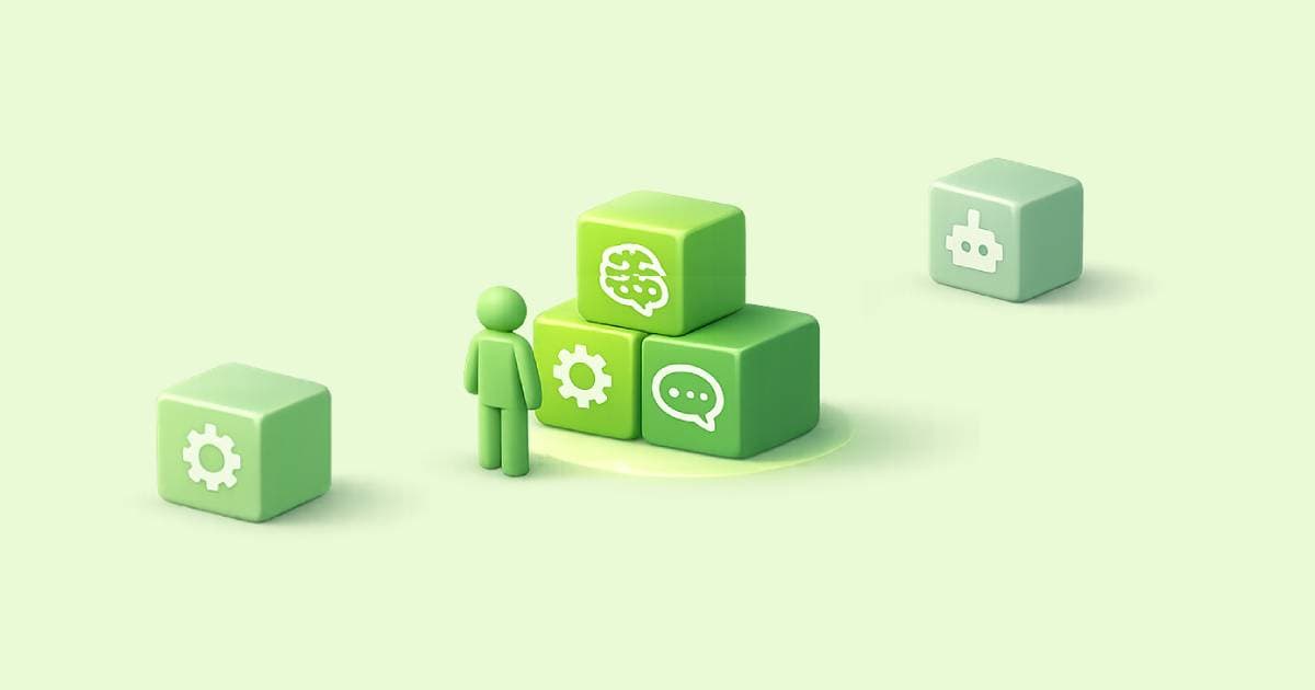 Three-level pyramid diagram showing AI agent maturity from smart automation to autonomous agents